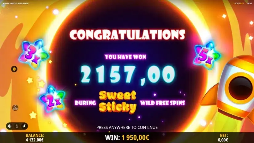 Stars n’ Sweets Hold & Win slot screenshot 8