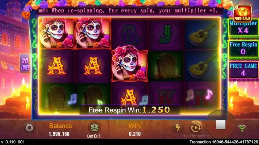 Bone Fortune slot screenshot 5