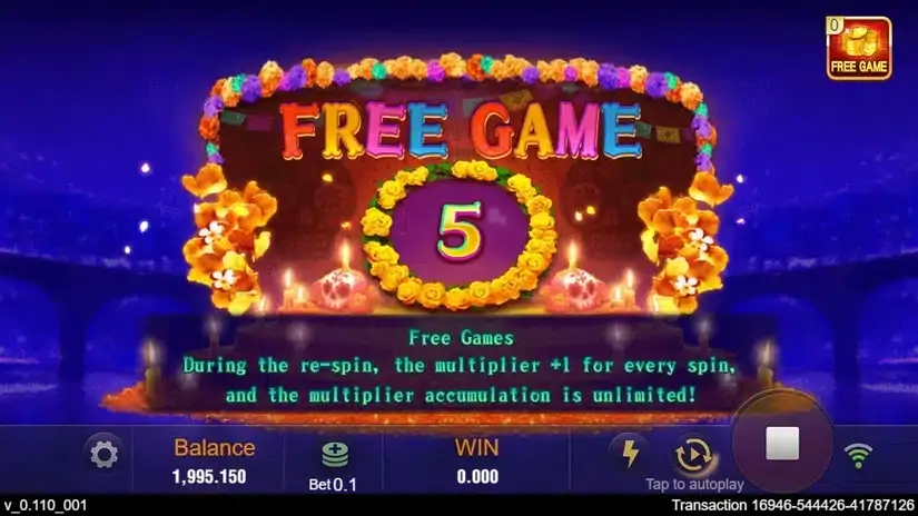 Bone Fortune slot screenshot 3