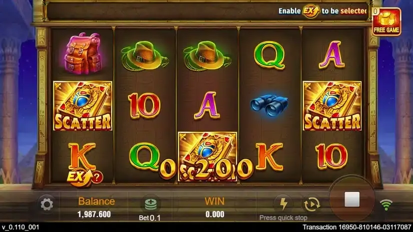 Book of Gold slot screenshot 2