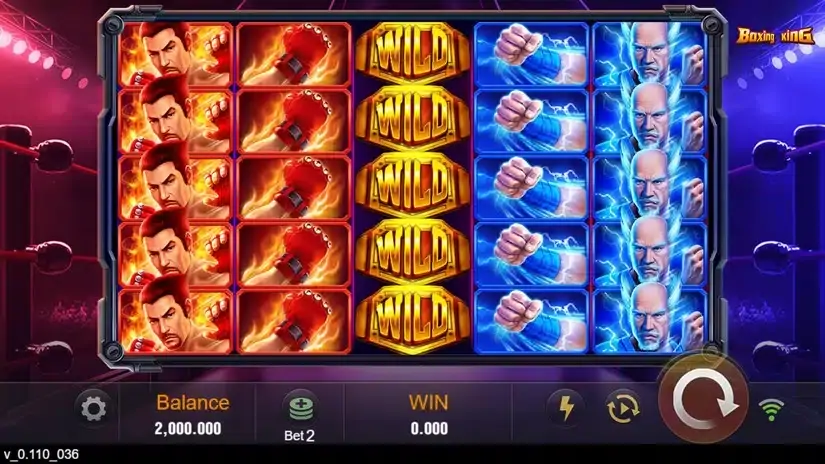 Boxing King slot screenshot 1