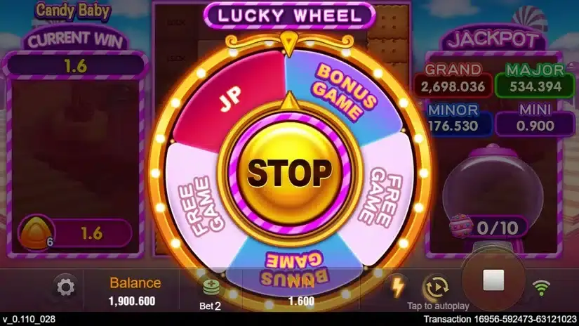 Candy Baby slot screenshot 3