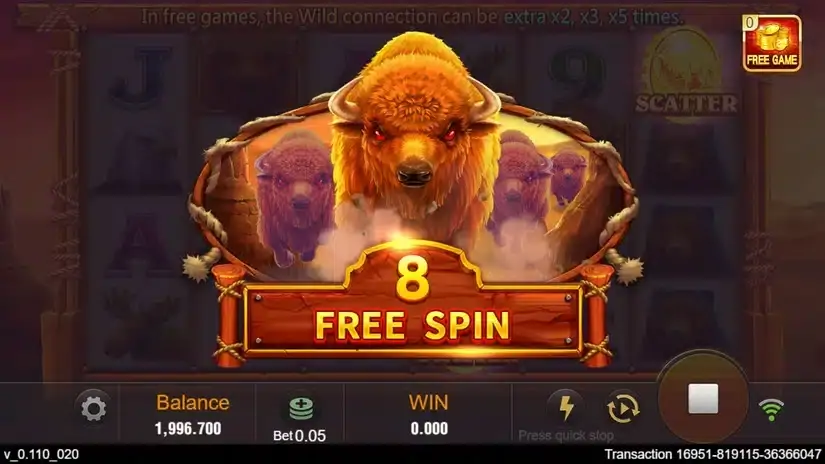 Charge Buffalo slot screenshot 4