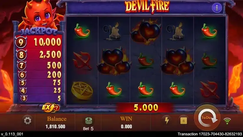 Devil Fire slot screenshot 3