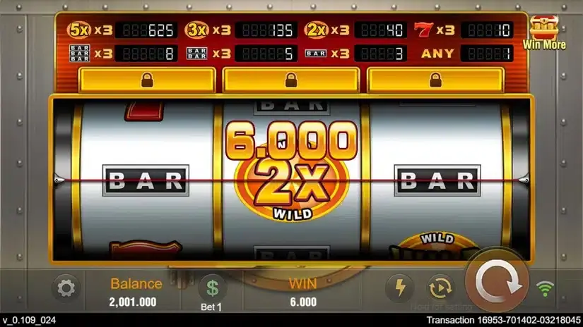 Golden Bank slot screenshot 2