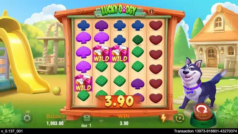 Lucky Doggy slot screenshot 2