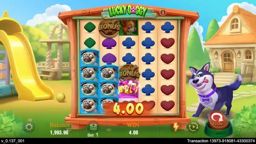 Lucky Doggy slot screenshot 3