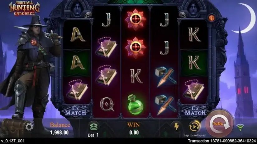 Nightfall Hunting slot screenshot 