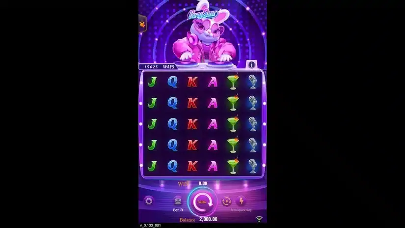Party Star slot screenshot 