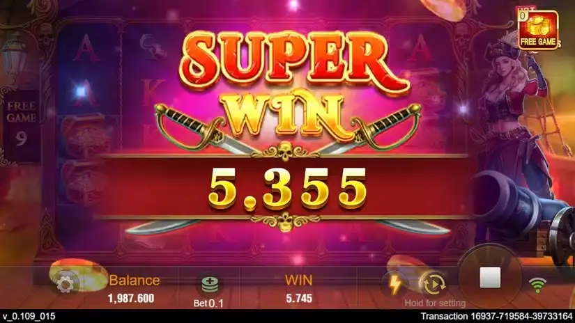 Pirate Queen slot screenshot 