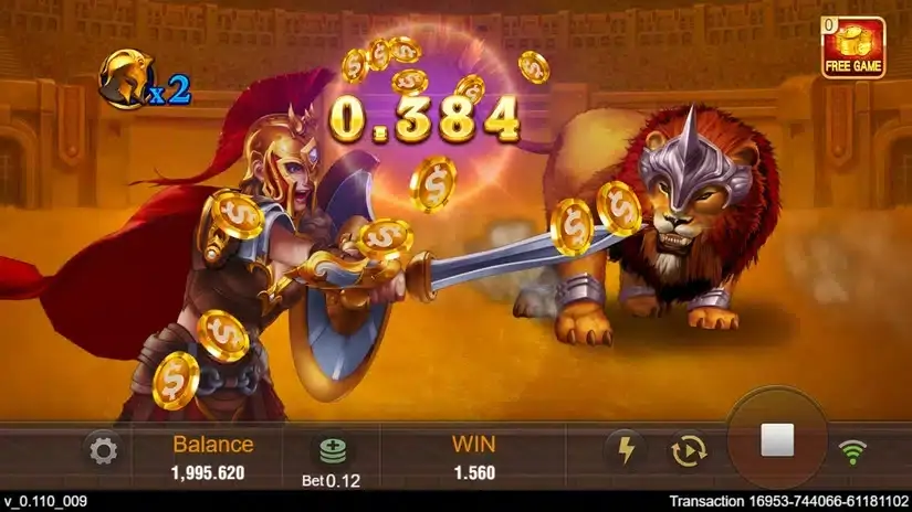 Roma X slot screenshot 5