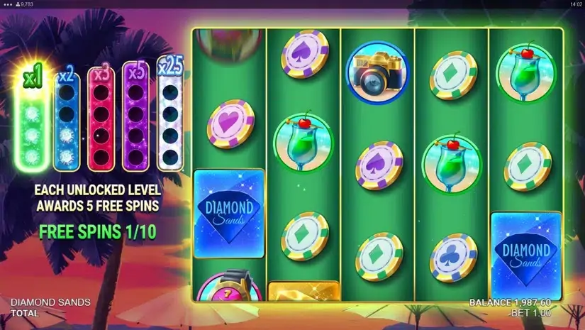 Diamond Sands slot screenshot 6