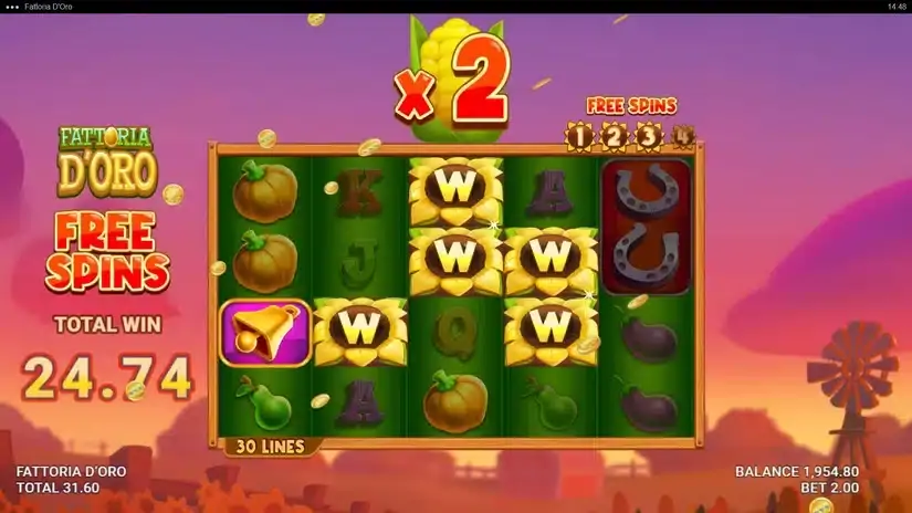 Fattoria D’Oro slot screenshot 6