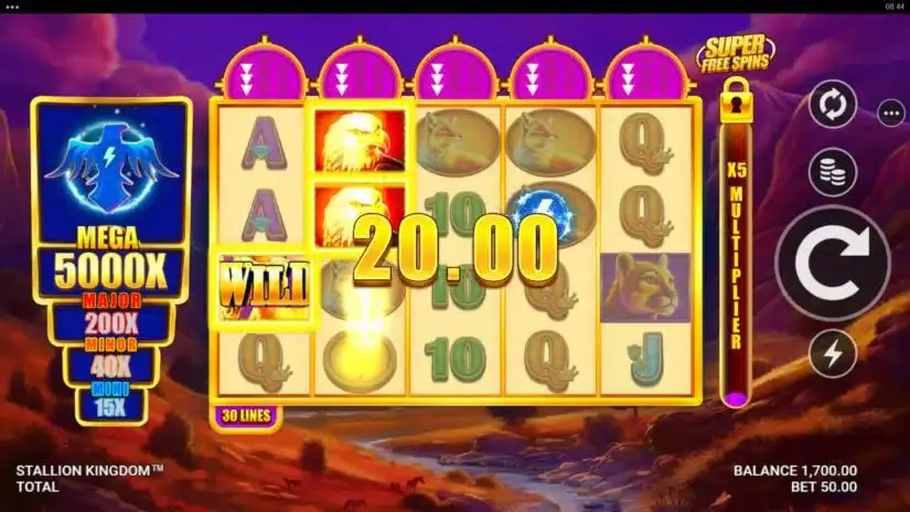 Stallion Kingdom slot screenshot 