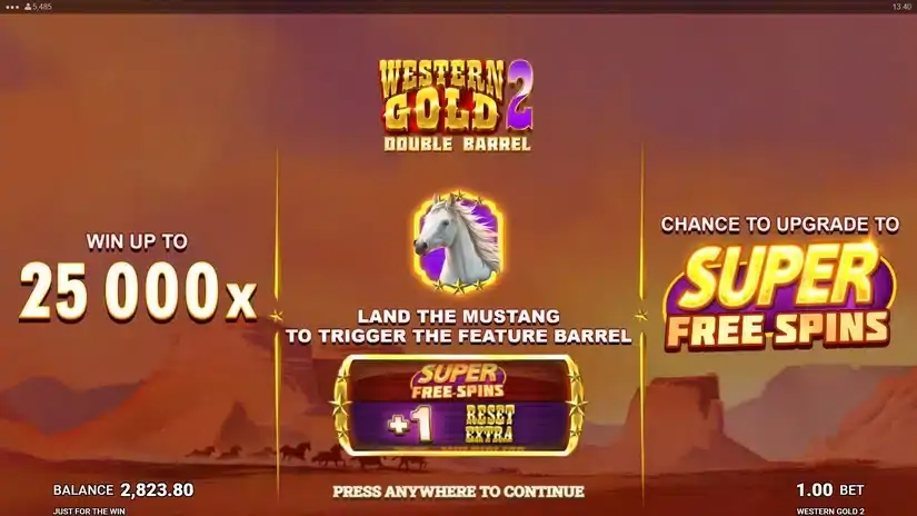 Western Gold 2 slot screenshot 5