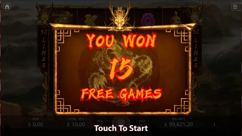 Emperor Qin slot screenshot 5