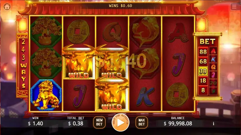 Golden Bull slot screenshot 2