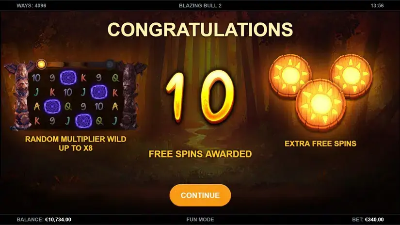 Blazing Bull 2 slot screenshot 7