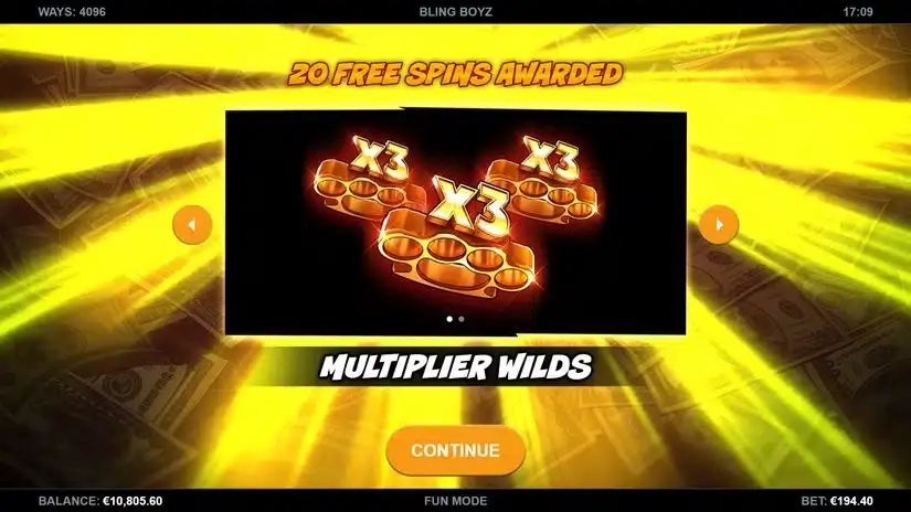 Bling Boyz slot screenshot 2