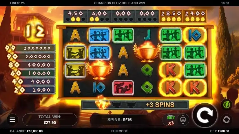 Champion Blitz Hold and Win slot screenshot 5