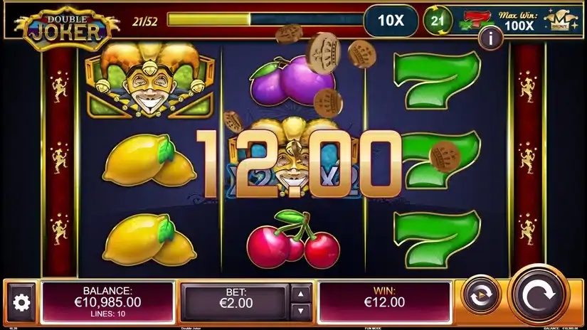 Double Joker slot screenshot 3