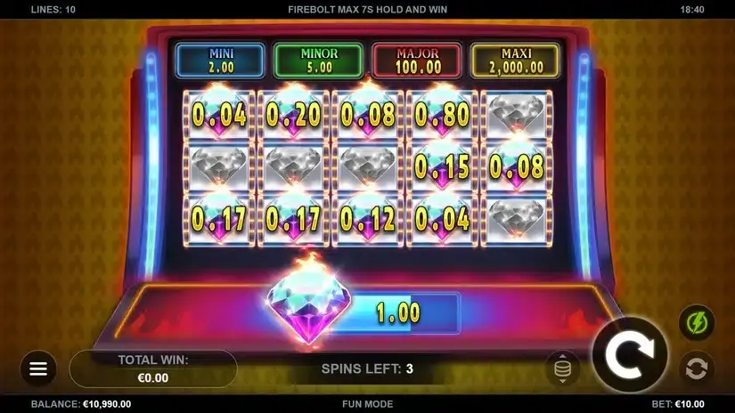 Firebolt Max 7s slot screenshot 3
