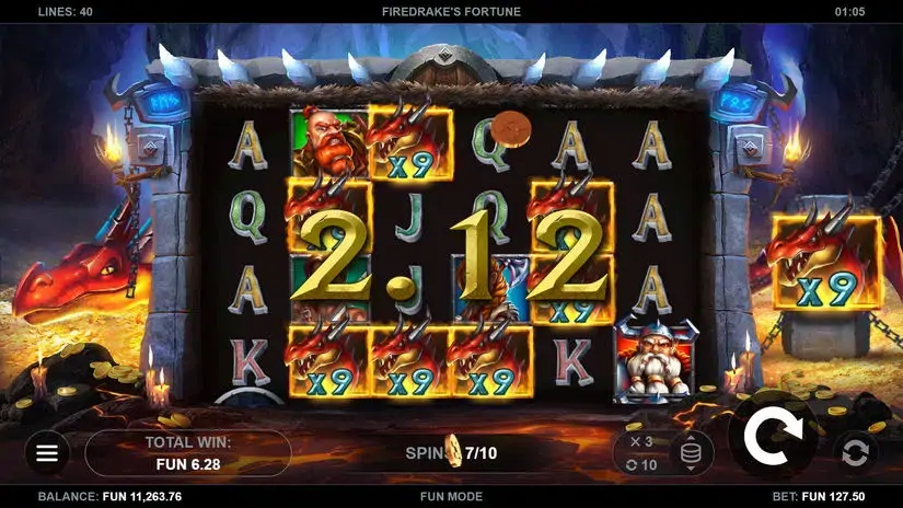 Firedrake’s Fortune slot screenshot 6