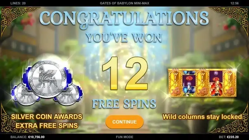 Gates of Babylon Mini-Max slot screenshot 3