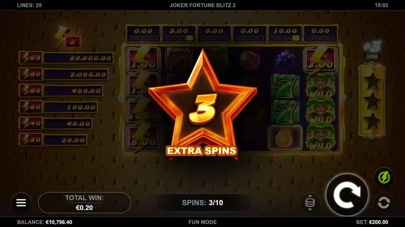 Joker Fortune Blitz 2 slot screenshot 5