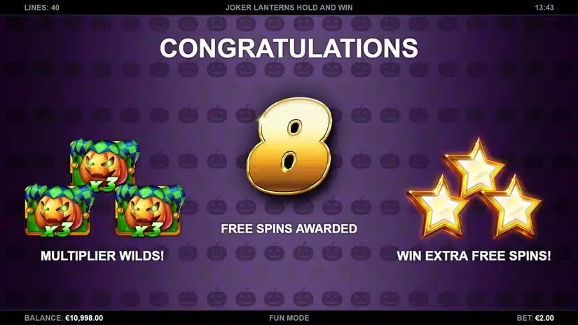 Joker Lanterns Hold and Win slot screenshot 3