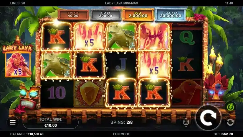 Lady Lava Mini-Max slot screenshot 7