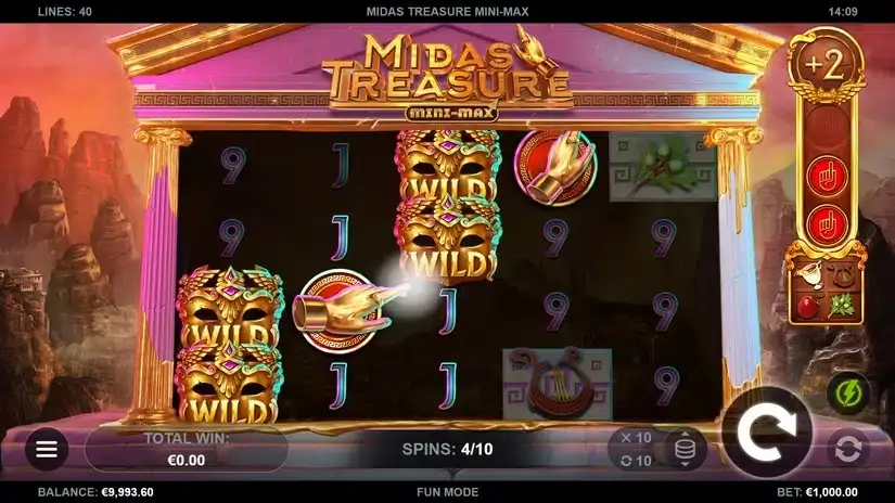 Midas Treasure Mini-Max slot screenshot 4