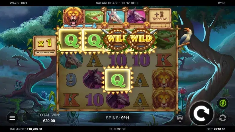Safari Chase Hit ‘n’ Roll slot screenshot 6