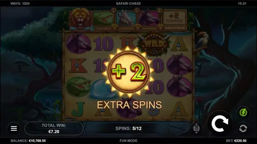 Safari Chase slot screenshot 5