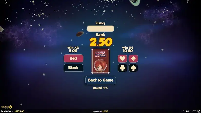 Astro Anna slot screenshot 3