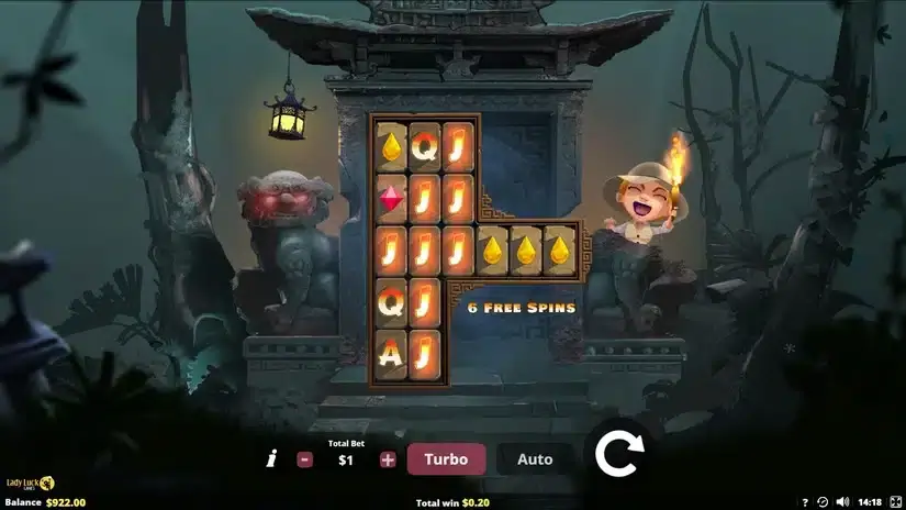 Lady Luck’s Gold Quest slot screenshot 