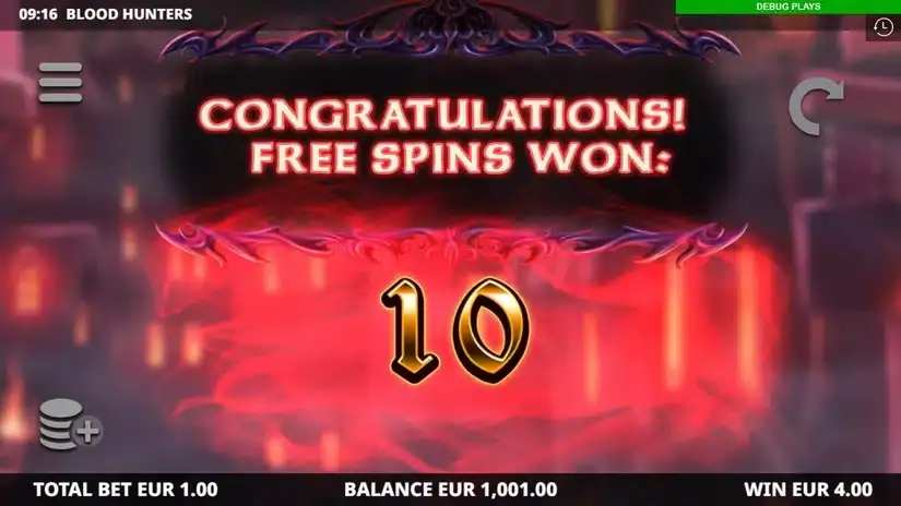 Blood Hunters slot screenshot 3