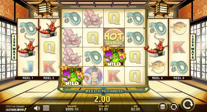 Wild Hot Wasabi slot screenshot 3