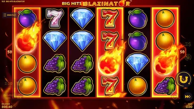 Big Hits Blazinator slot screenshot 5
