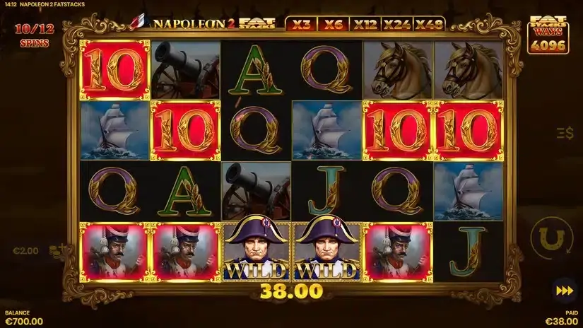 Napoleon 2 FatStacks slot screenshot 5