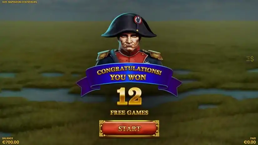 Napoleon 2 FatStacks slot screenshot 3