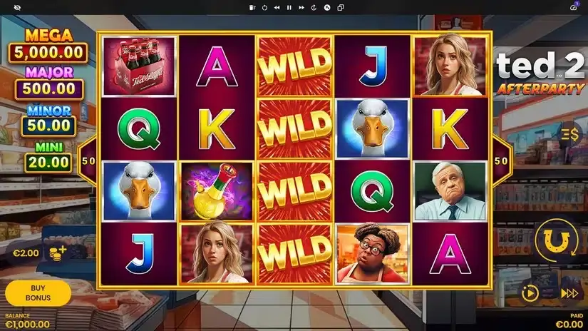 Ted 2 Afterparty slot screenshot 1