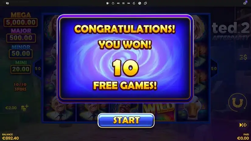 Ted 2 Afterparty slot screenshot 3