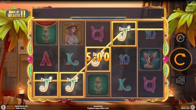 Book of Wealth II slot screenshot 2