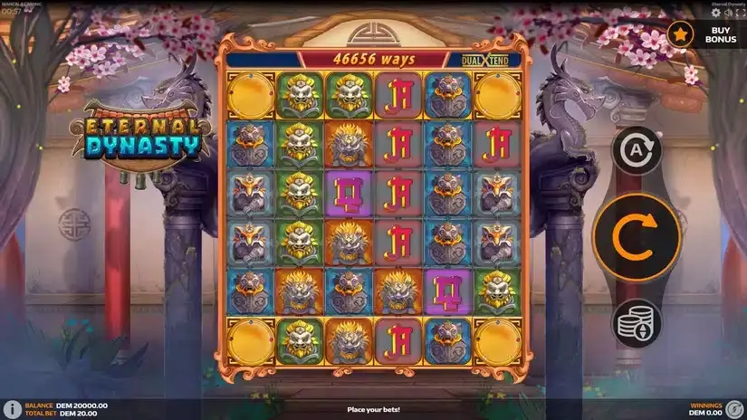 Eternal Dynasty slot screenshot 1