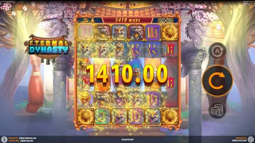 Eternal Dynasty slot screenshot 4