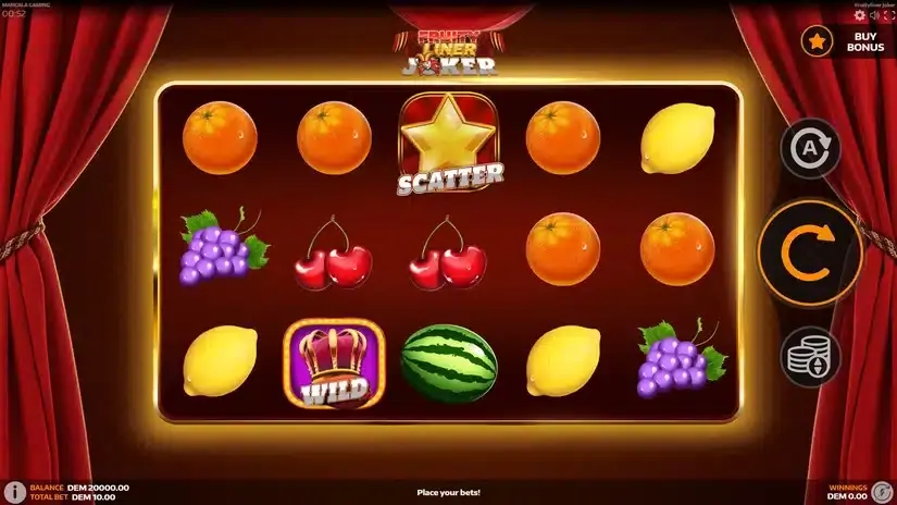 Fruityliner Joker slot screenshot 1