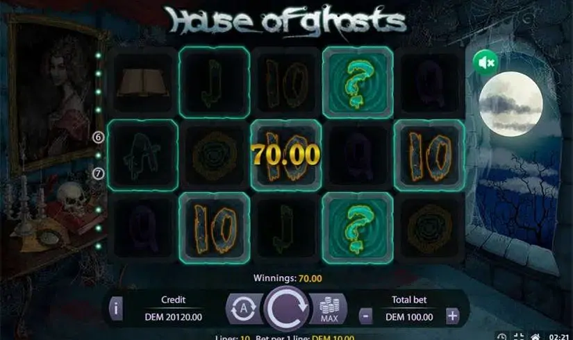 House of Ghosts slot screenshot 2