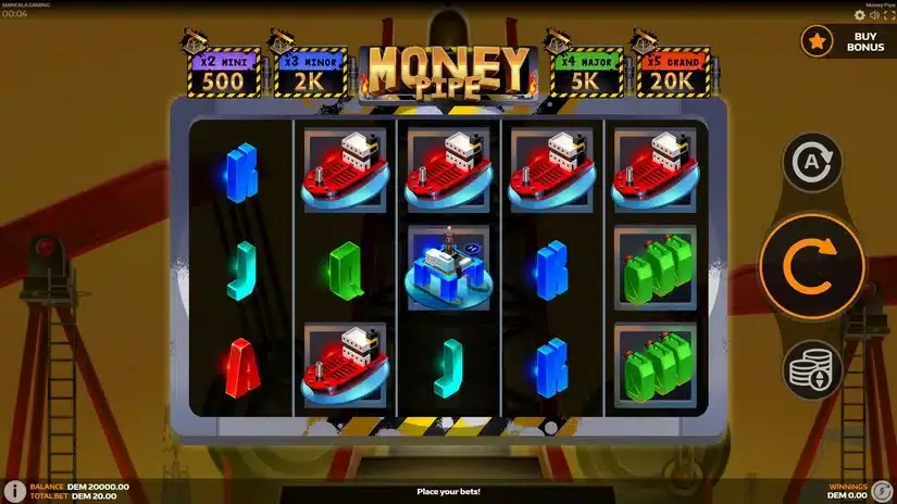 Money Pipe slot screenshot 1