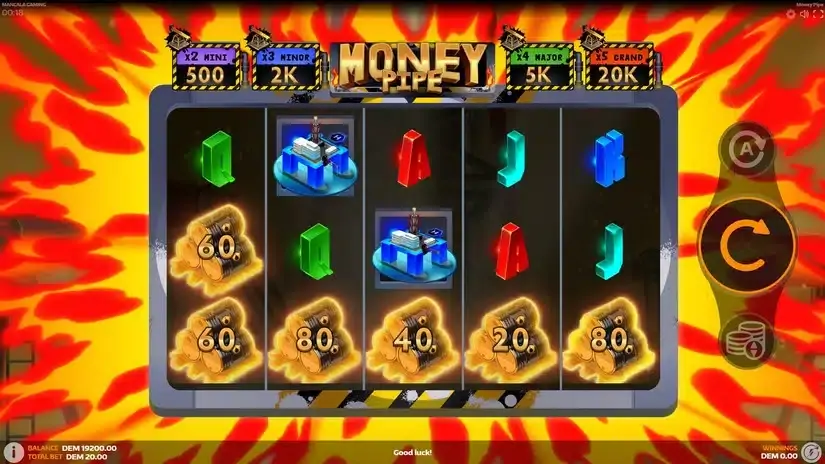 Money Pipe slot screenshot 2